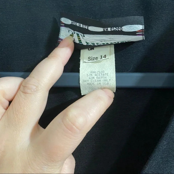 Vintage USA made Double breasted midi dress button - Picture 4 of 8